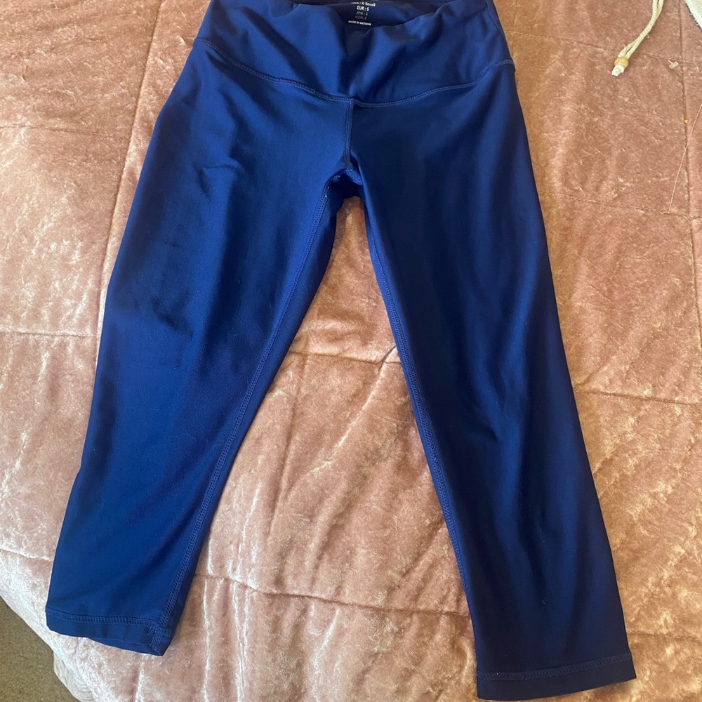 Blue Tesla leggings
